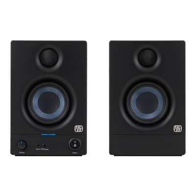 Presonus Eris E3.5 3-Inch Near Field Studio Monitor (Pair) Bundle with Stands image 2