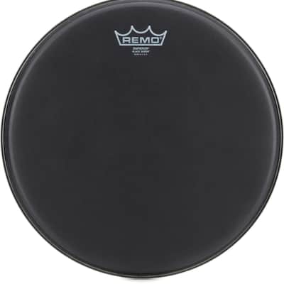 Remo Emperor Black Suede Drumhead - 13 inch image 1