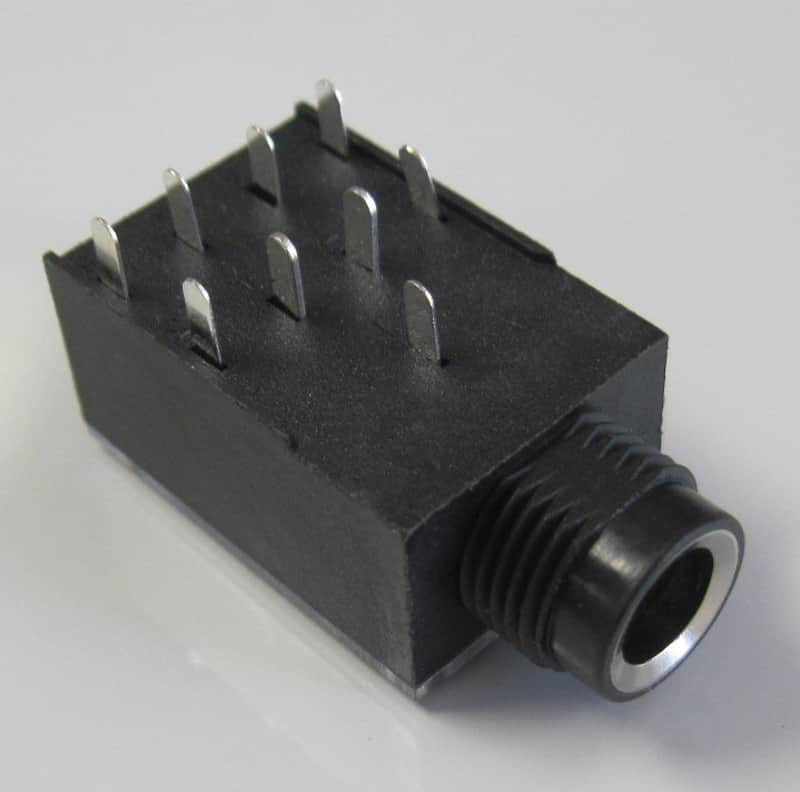 Fender 6.5mm Low Profile Stereo Amp Jack 0059922049 image 1