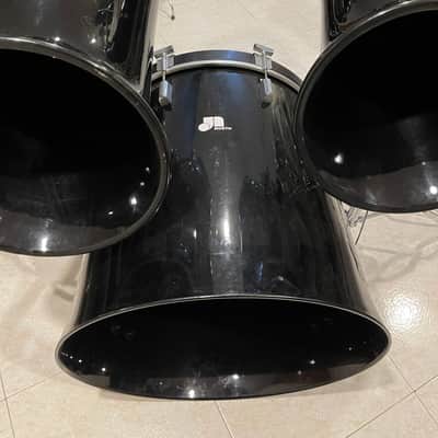 1970'S-1980'S RARE 12-PIECE NORTH DRUM SET, BLACK, EXCELLENT CONDITION!! image 7