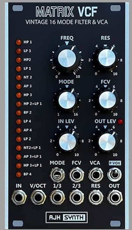 AJH SYNTH MATRIX VCF-Black : BRAND NEW :  [DETROIT MODULAR] image 1
