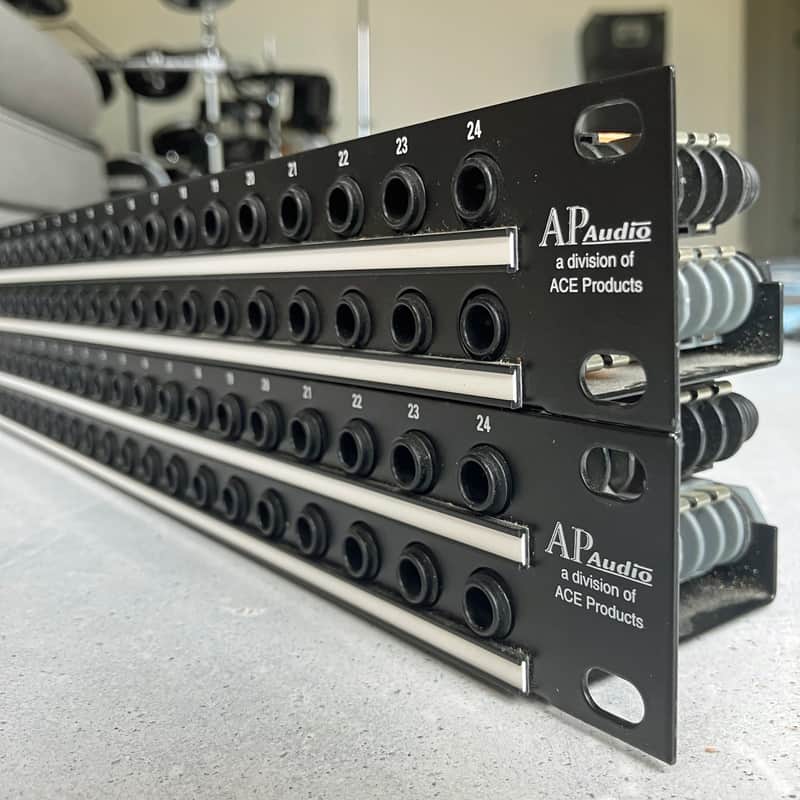 Immagine 2× 48–Point Balanced 1/4" TRS Patchbays - AP Audio Re'an - (Rackmount) - Pair - 1