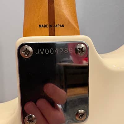 Fender JV Modified '60s Stratocaster 2022 - Olympic White image 5