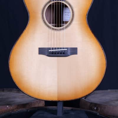 Bedell Revolution Orchestra Adirondack Spruce / Cocobolo - Tanned Leather Burst image 1