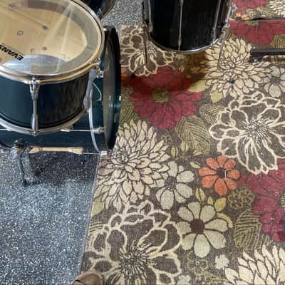 Yamaha Stage Custom Advantage 4-piece Shell Pack - GREEN/ Black Metallic image 12