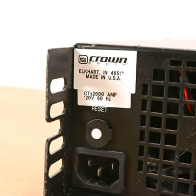 Crown CTs 2000 2-Channel 1000W Power Amplifier CG01X62 image 10