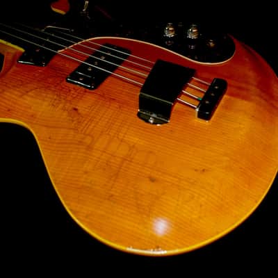 Mosrite MARK X, Model 502 JOE MAPHIS BASS 1967 Natural. Walnut Body. Spruce Top. Maple Neck. image 16