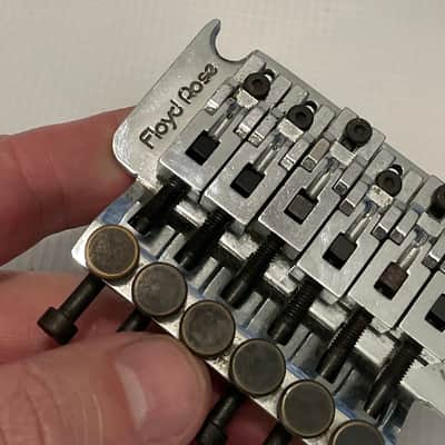 1980's Era Original Floyd Rose Made in Germany Chrome Tremolo Bridge Vibrato Kramer Model Guitar image 13