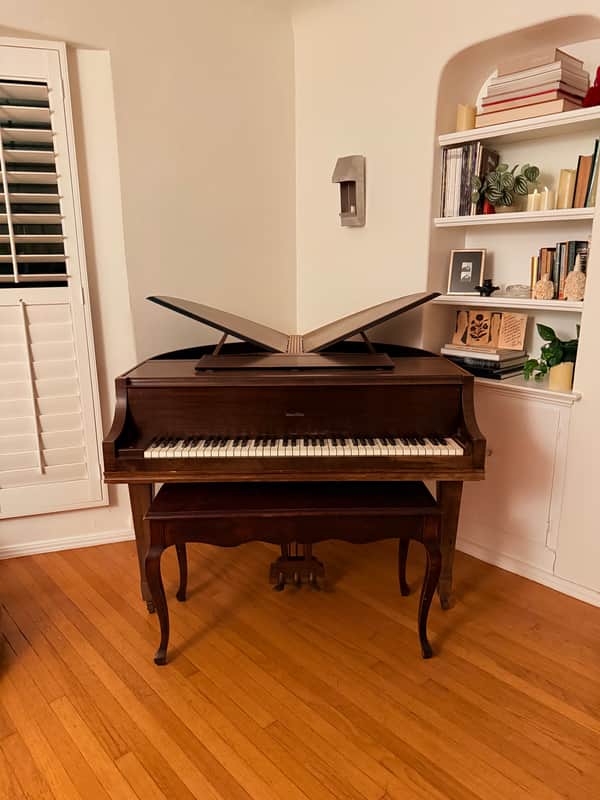 1930's Wurlitzer Butterfly Baby Grand Piano image 1