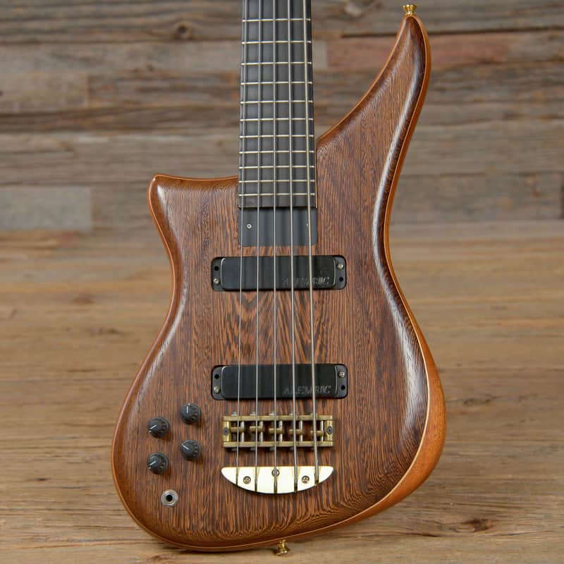 Alembic Epic 5 String Wenge Top Natural 1996 LEFTY (s119) image 1