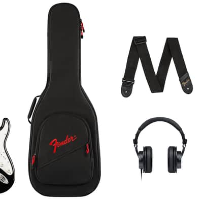 Affinity Series Stratocaster Mustang Micro Pack - Black Bild 1