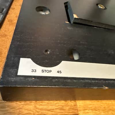Thorens TD 316 Turntable Black Plinth And Metal Board Part Repair image 2