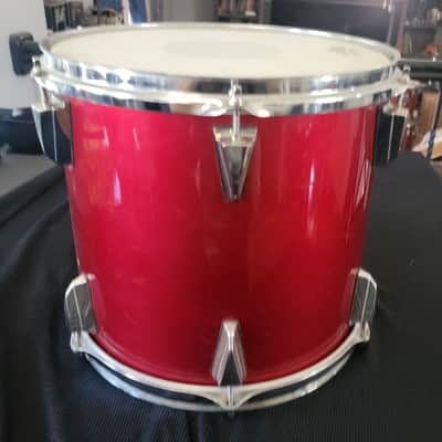 Tama Rare Vintage Granstar Custom 13" x 12" Tom 1988 - Lipstick Red image 6