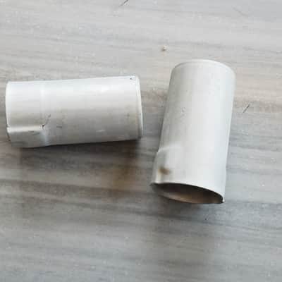 Cinch Pair (2) Tube Shields 12AX7 9-pin J-Slot 139 Fender Marshall Viking Ampex DuKane J52-139 Vintage Vacuum 1950s-1960s image 1