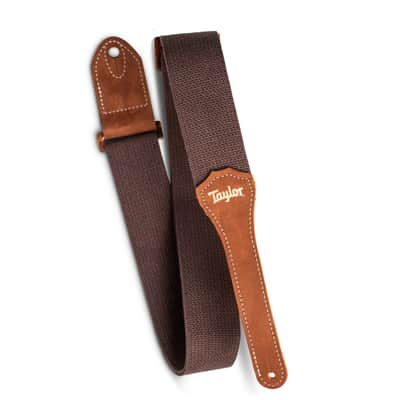 Taylor GS Mini Guitar Strap in Chocolate Brown image 1