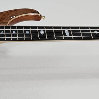 2021 Alembic Mark King Signature Standard Walnut 4 String Bass Guitar image 2