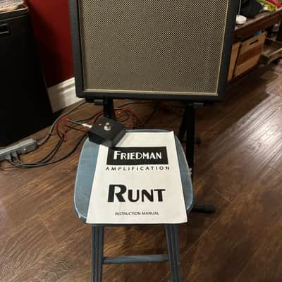 Friedman Runt 20 2-Channel 20-Watt 1x12" Guitar Combo 2016 - Present - Black image 3