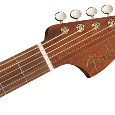 Fender Redondo Classic - Dreadnought Acoustic/Electric Guitar w/ Gig Bag - Aged Cognac Burst image 7