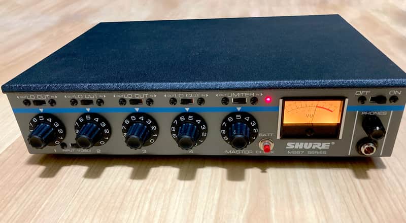 Shure M267 Mixer Mic Preamp Color Piece Limiter Like Level Lock image 1