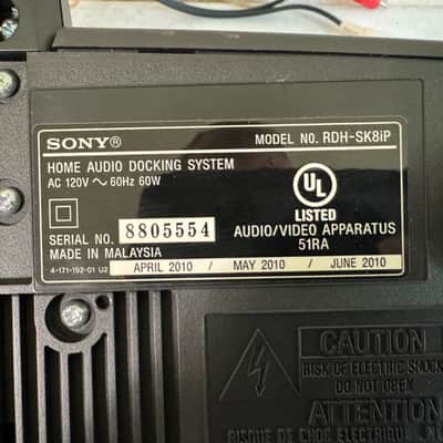Sony RDH-SK8iP iPod Dock Docking Station Home Audio Vintage HiFi Stereo System image 6