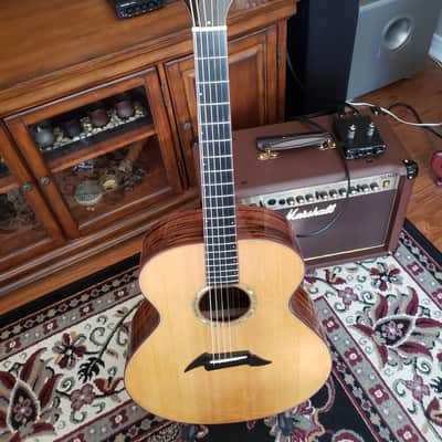 Breedlove Guitar Company SJ/E | Sitka Spruce top & Striped Ebony | Tumalo , Oregon, USA | Signed Larry Breedlove & Steve Henderson image 4