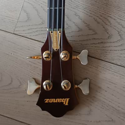 Ibanez Musician MC-924H AJ10 Alphonso Johnson Signature, Factory Hybrid Fretted & Fretless Bass, 1981 - Dark Satin image 7