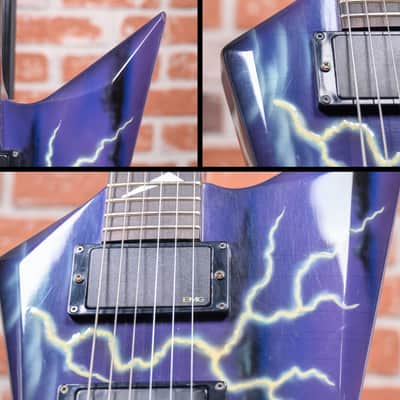Hamer Scepter Lightning Bolt Day Glo Graphic 1987 w/OHSC image 19