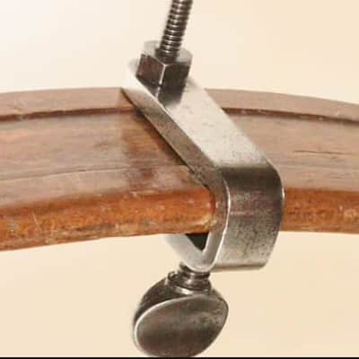 Rare 4 Pc. Tuned Cow Bell Set with Height-Adjustable Holder, Traps Era -1920s / INSPECTED & TESTED image 8