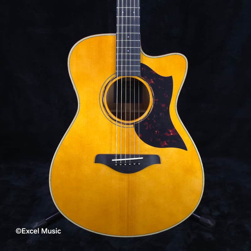 Yamaha AC3M ARE All-Solid Spruce/Mahogany Concert | SRT2 Pickup | Vintage Natural | w/Deluxe HardBag (Mint demo unit) image 1