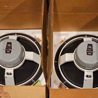 Altec Lansing 418-B 15" Bass Speakers 1970s NOS Pair image 1