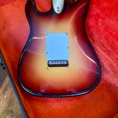 Fernandes Burny Custom strat c 1975 Sunburst original vintage mij japan matsumoku image 12