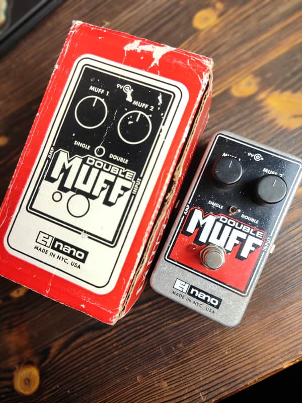 Electro-Harmonix Double Muff Nano Fuzz 2010 - 2020 - Black / Red / Metal image 1