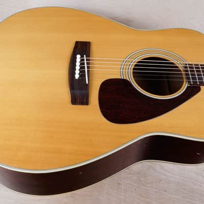 Yamaha FG-240 MIJ 1970s Natural Vintage Made in Japan W/ Hard Case image 5