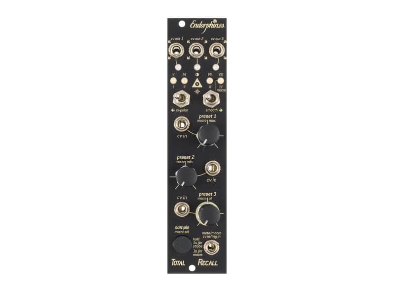 Endorphin.es Total Recall Preset Manager + Macro Controller (Black) [USED] image 1