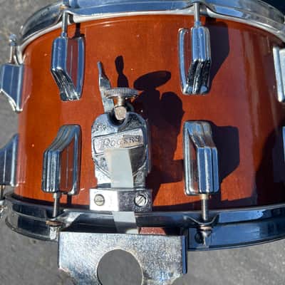 Rogers XP8 snare drum ‘79-‘83 - M Rogers walnut/mahogany lacquer image 3
