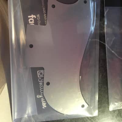 Gibson Long Gap SG Standard Pickguard Half Face Brushed Silver Brushed Silver image 1