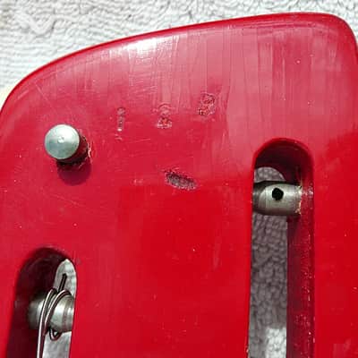 Vintage USA 1967 Mosrite Smith Guitar Mel-O-Bar Electric Slide Guitar Serial #128 - Rare Red Finish image 25
