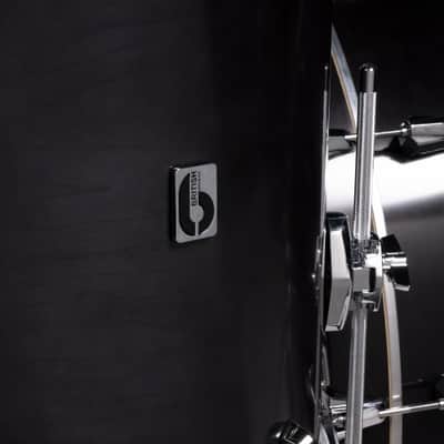 British Drum Company Enigma 3pc Club Drum Set Satin Black. New with Full Warranty! image 11