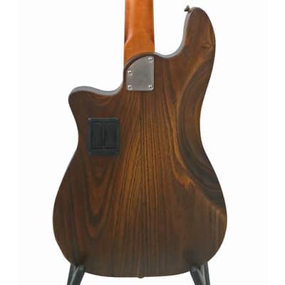 Offbeat Guitars "Priscilla" Bass - Nitro Relic Finish, Active EMG Music Man P/U, Patina Copper Guard image 7