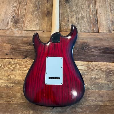 Aria / Variax combo stratocaster 1980's Cherry-Natural image 2
