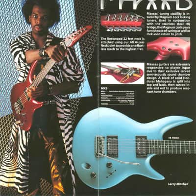 Ibanez Maxxas MX3 1987 Magma *Case Queen* 666 image 23