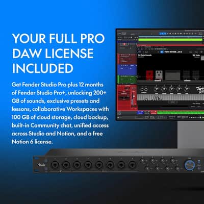 Fender Quantum LT 16 16-in 8-out USB-C Audio Interface image 5