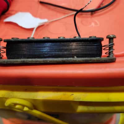 FENDER STRATOCASTER PICKUP 1976 grey bottom, rewound, reads 5.83 image 4