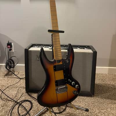 Fury Baritone guitar rare one off build 1984 all original image 2