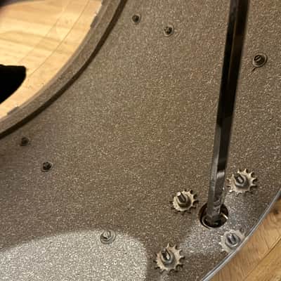 Rogers Fullerton Butcher Block 14x24" Bass Drum (Rm4) image 7