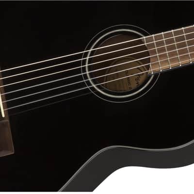 FENDER - CN-60S Nylon Walnut Fingerboard Black - 0970160506 image 4
