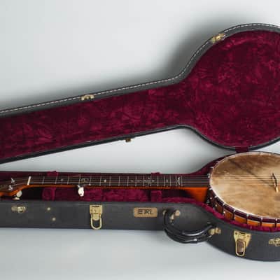 Ome Deluxe Juniper 12" Old Time 5 String Banjo (2005), ser. #4912, original black tolex hard shell case. image 10
