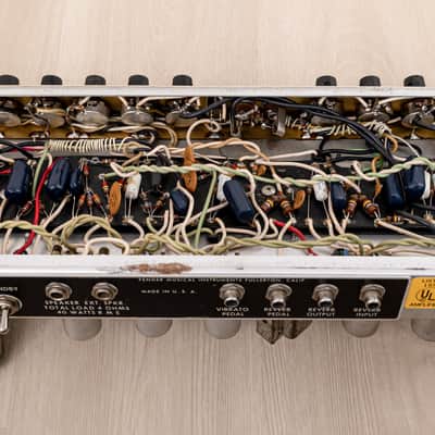 1976 Fender Vibrolux Reverb Silverface Vintage Tube Amp 2x10 w/ CTS Alnico, Ftsw image 17