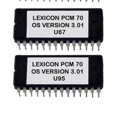 Lexicon Pcm 70 Os Version 3.01   Effect Reverb Eprom Upgrade Update Pcm70 Firmware Rom
