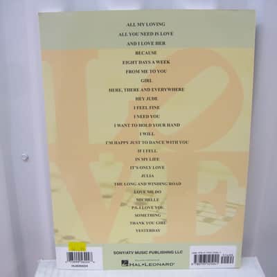 The Beatles Love Songs of 2nd Edition Piano Vocal Guitar Sheet Music Song Book Songbook image 2